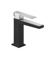 MONOMANDO LAVABO SLIM TRES NEGRO CROMO